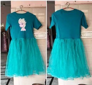 Very Beautiful & Amazing Net Frozen Frock