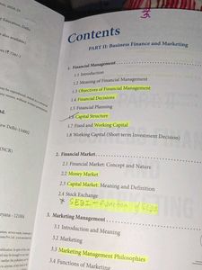 Business Studies Textbook Class 12 part 1and2
