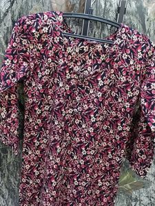 Floral Print kurti pant duppata set