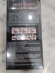 Swiss Beauty Eyebrow &amp; Gel Eyeliner - 2 in 1