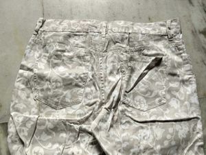 Printed Straight-Leg Trousers