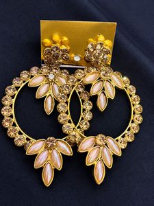 Designer Statement Hoop Earrings