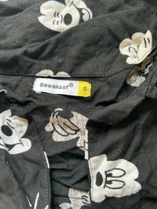 Mickey Mouse Print Top