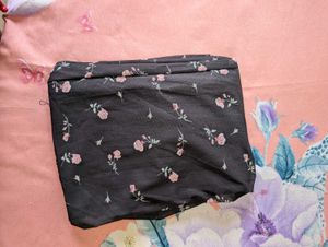 Elegant Black Floral Midi Dress 🌺🌸🌷
