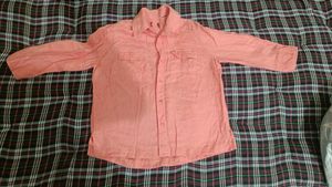 Coral Button-Down Shirt