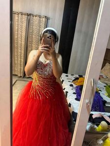 Stunning Red Ball Gown(fix price)🎀