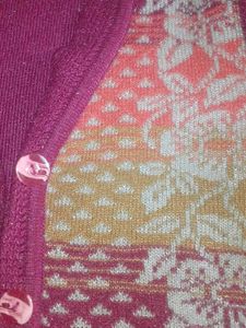 Floral Print Button-Up Cardigan