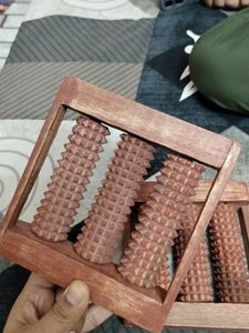 Single piece Wooden Foot Massager Roller