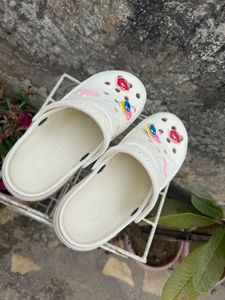 Cute White Crocs for Women 🤍