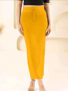 Vibrant Yellow Drawstring shapewear