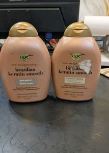 OGX Brazilian Keratin Smooth Shampoo & Conditioner