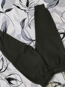 Girl Comfy Dark Green Joggers