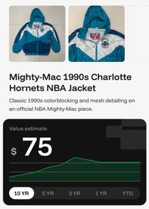 Vintage Charlotte Hornets Windbreaker 🇺🇸 Jacket