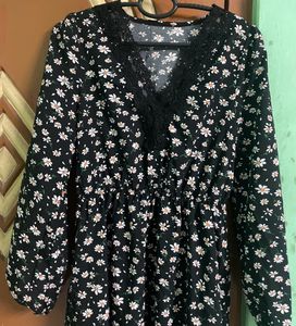 Ruffle A Line Dress