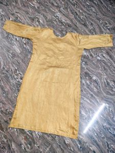 Golden Ethnic Kurta