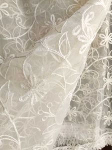 Floral Embroidered Soft Net Dupatta