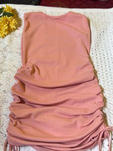 Sleeveless Ruched Bodycon Dress