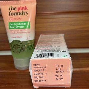 The Pink Foundry Acne Face Wash