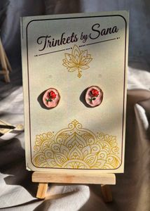 Lotus Pearl Drop Earrings