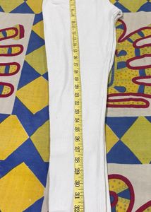 Elegant White Floral Print Kurta