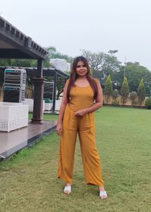Stylish Mustard Jumpsuit