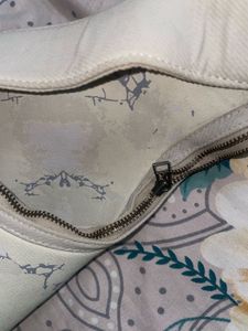 Marble Print Hobo Bag