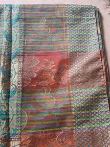 Multi Color Saree With Blouse