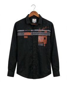 Black Graphic Print Shirt