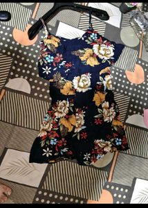 Floral Print Ruffle Romper