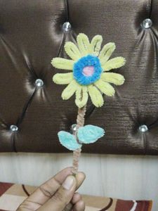 Handmade Pipe Cleaner Flower Decor