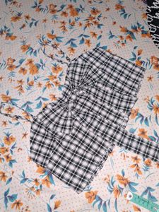 Chic Plaid Halter Crop Top