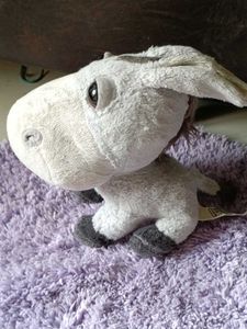 Cute Grey Donkey Plush Toy