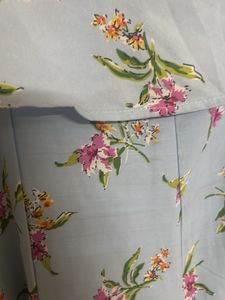 Light Blue Floral Print Dress