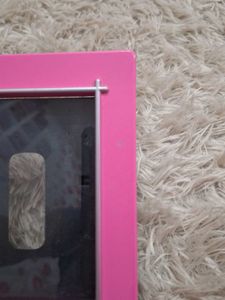 Pink Mickey Mouse Photo Frame Clock