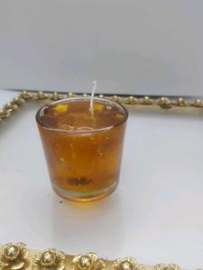 Whiskey Glass  Candle