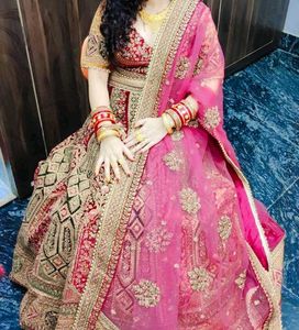Beautiful Multicolour Bridal Lehnga