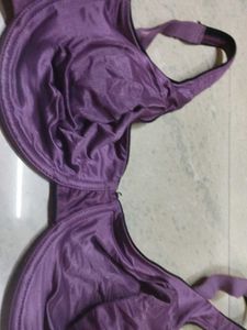 Purple Full Coverage Bra