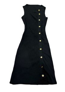 Asymmetrical black dress