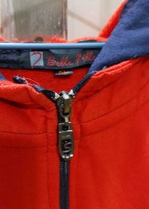 Red Zip-Up Hoodie