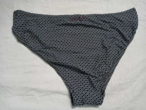 Women's Black💛 &amp; White Polka Dot Bikini Bottom