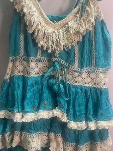 Boho Tiered Mini Dress