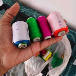 Set of 4 Embroidery Threads