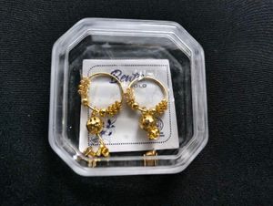 cute  small  gold plated earring
