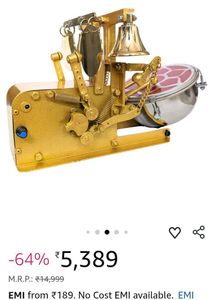 Antique Golden Tabla Drum Mechanism