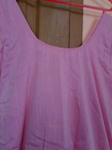light Pink Sleeveless coordset( top and pant)