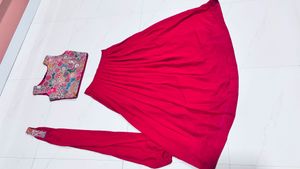 ✨ Designer Hot Pink Indo-Western Lehenga Set ✨
