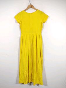 Branded Yellow Gown Style Kurta (Women's)