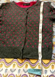 Grey Short Cardigan For Girls Nd Women