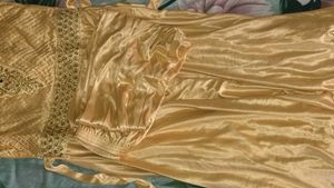Golden Embellished Kurta Set