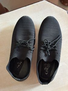 Black Knit Sneakers